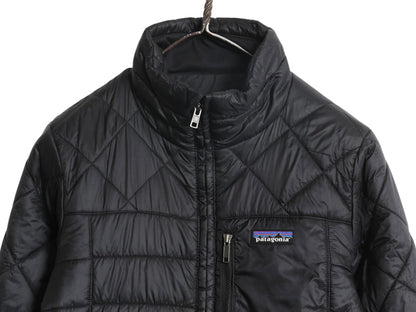 パタゴニア ラダリー ジャケット レディース S / 古着 18年製 アウトドア 中綿 キルティング ナイロン フルジップ ブルゾン ハイネック 黒