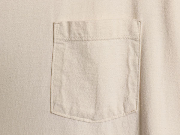 90s USA製 ラッセル ポケット付き 無地 半袖 Tシャツ メンズ XL オールド ポケT ヘビーウェイト コットン ブランク 大きいサイズ ベージュ