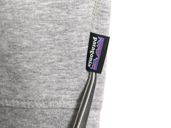 パタゴニア 両面 プリント スウェット レディース S / 19年製 ライトウェイト ストレッチ ロンT トレーナー フィッツロイ バイソン グレー