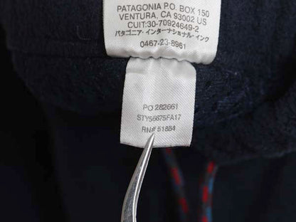 パタゴニア シンチラ スナップT フリース パンツ メンズ M / 17年製 アウトドア ポケット付き イージー ボトムス ゆったり ツートン 紺 赤