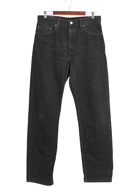 00s USA製 リーバイス 505 ブラック デニム パンツ メンズ 34 34 オールド ジーンズ ジーパン Gパン スリム ストレート ボトムス 黒 赤タブ