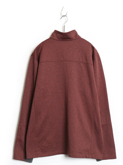 US企画 ノースフェイス ハーフジップ フリース ジャケット メンズ XL / プルオーバー ブルゾン ストレッチ ジャージ スムース 大きいサイズ