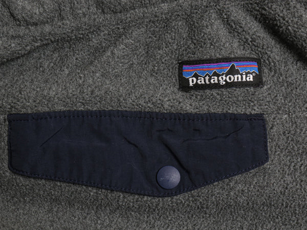 パタゴニア シンチラ スナップT フリース パンツ メンズ L / 17年製 アウトドア ポケット付き イージー ボトムス ゆったり ツートン 灰 紺