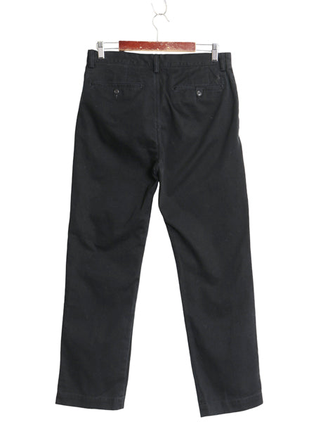 ポロ ラルフローレン チノ パンツ メンズ 30 30 / CLASSIC FIT コットン スラックス ノータック ストレート アーミー タイプ ボトムス 黒