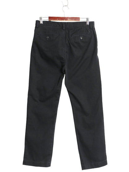 ポロ ラルフローレン チノ パンツ メンズ 30 30 / CLASSIC FIT コットン スラックス ノータック ストレート アーミー タイプ ボトムス 黒