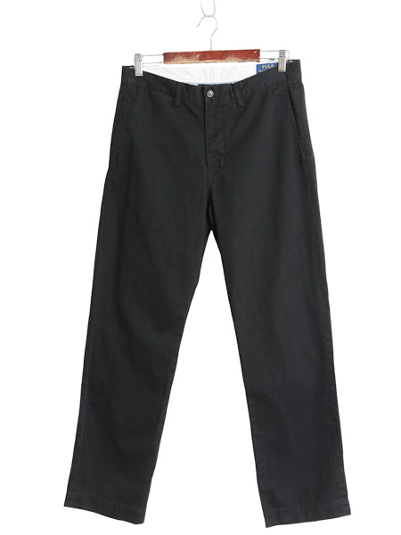 ポロ ラルフローレン チノ パンツ メンズ 30 30 / CLASSIC FIT コットン スラックス ノータック ストレート アーミー タイプ ボトムス 黒