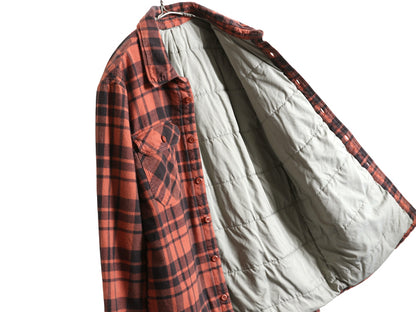 パタゴニア インサレーテッド フィヨルド フランネル シャツ ジャケット メンズ М 程/ 古着 ネルシャツ 中綿 キルティング ライナー付き