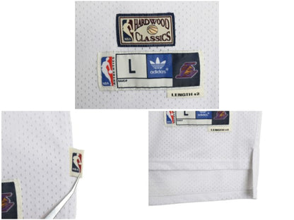 レイカーズ メッシュ タンクトップ メンズ L / NBA オフィシャル アディダス 復刻 ユニフォーム バスケ ユニフォーム ゲームシャツ 重ね着