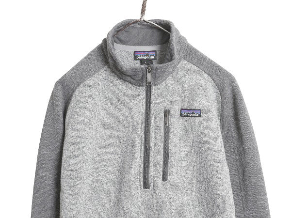 パタゴニア ベターセーター ハーフジップ メンズ L / 古着 17年製 アウトドア フリース セーター 裏起毛 プルオーバー ジャケット ツートン