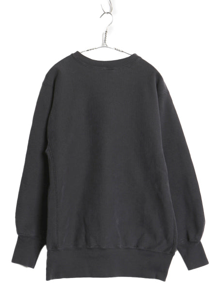 90s USA製 ★ チャンピオン リバースウィーブ スウェット メンズ XL / オールド トレーナー ワンポイント 目付き ヘビーウェイト ブラック