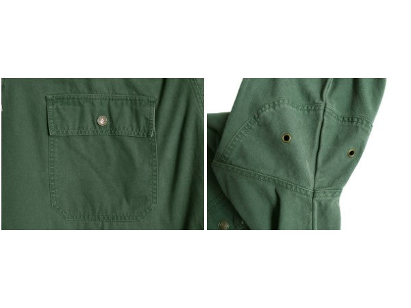 90s ☆ ジーエイチバス コットン アノラック パーカー メンズ XL オールド ジャケット プルオーバー ハーフジップ フード 大きいサイズ
