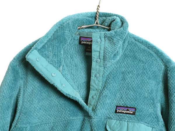 パタゴニア リツール スナップT プルオーバー ジャケット レディース S / 古着 16年製 フリース アウトドア ブルゾン ハイネック シンプル
