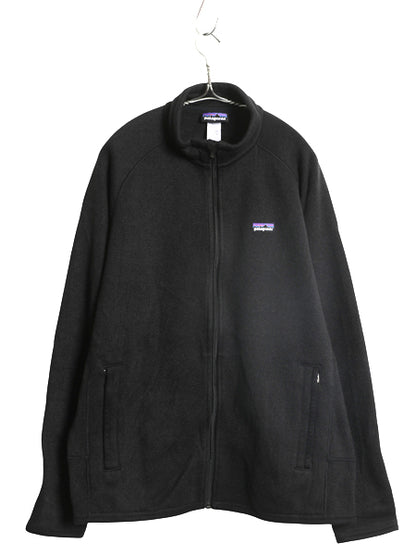 パタゴニア ベターセーター ジャケット メンズ L / 古着 13年製 フリース セーター フルジップ ブルゾン ハイネック アウトドア ブラック