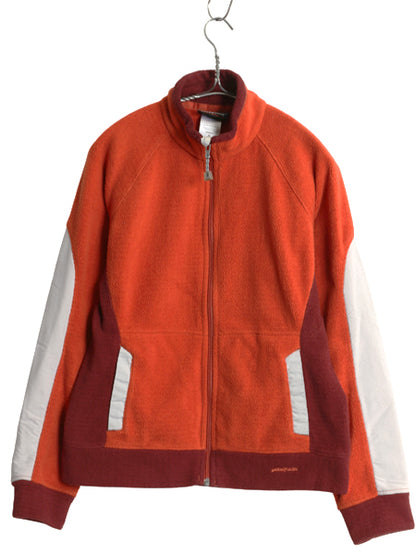 パタゴニア ラディアント フリース ジャケット レディース M / 06年製 アウトドア シンチラ フルジップ ブルゾン ハイネック マルチカラー