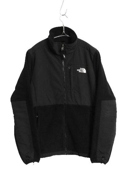 ノースフェイス デナリ ジャケット レディース M 古着 アウトドア フリース ナイロン ジャンパー フルジップ ブルゾン ハイネック ブラック