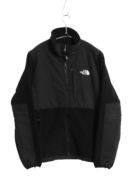 ノースフェイス デナリ ジャケット レディース M 古着 アウトドア フリース ナイロン ジャンパー フルジップ ブルゾン ハイネック ブラック