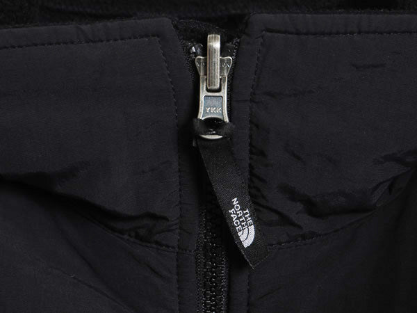 ノースフェイス デナリ ジャケット レディース M 古着 アウトドア フリース ナイロン ジャンパー フルジップ ブルゾン ハイネック ブラック