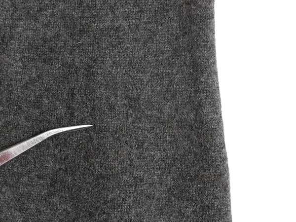 バナナリパブリック Vネック ニット セーター レディース M / 古着 アーガイル 高級 100% カシミヤ きれいめ シンプル 長袖セーター グレー