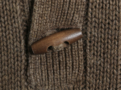 90s ポロ ラルフローレン ケーブル ニット セーター メンズ XXL オールド ハイネック 高級 100% シルク プルオーバー トグル 大きいサイズ