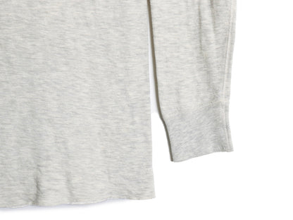 90s USA製 デュオフォールド 2レイヤー 長袖 Tシャツ メンズ XL オールド ロンT アンダーシャツ 無地 ストレッチ インナー 大きいサイズ 灰
