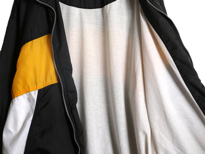 90s ナイキ フルジップ ナイロン トラック ジャケット メンズ L / オールド スウッシュ ウインドブレーカー ブルゾン ライナー付き 当時物