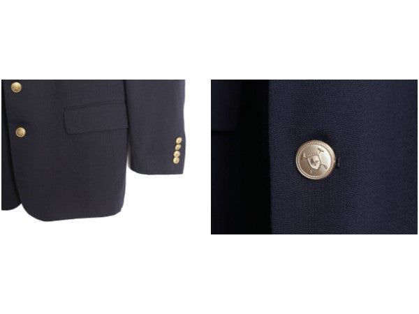 デッドストック 90s USA製 POLO UNIVERSITY CLUB ラルフローレン テーラード ジャケット メンズ L 程/ オールド ブレザー ウール 紺ブレ 