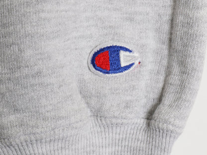 90s USA製 チャンピオン リバースウィーブ カレッジ 刺繍 スウェット メンズ XL オールド トレーナー クルーネック 裏起毛 灰 大きいサイズ