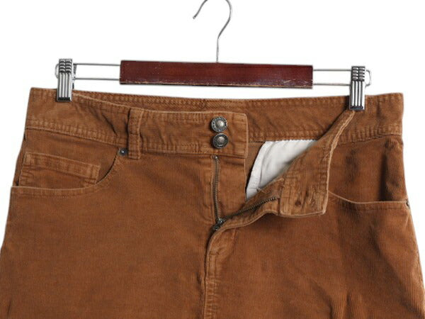 パタゴニア 細畝 コーデュロイ スカート レディース M 程/ 13年製 Patagonia アウトドア ショート丈 ミニスカート ひざ上 ひざ丈 ブラウン