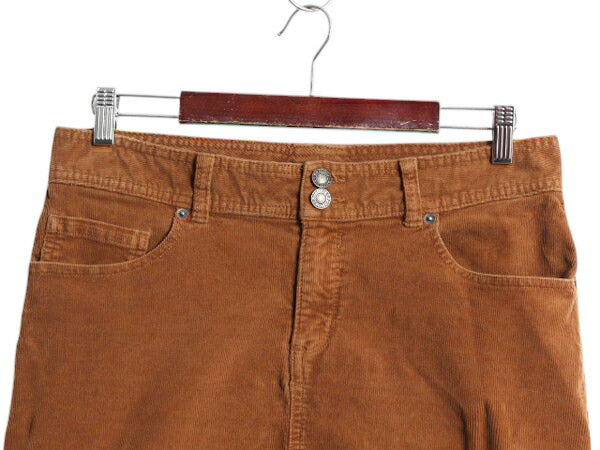パタゴニア 細畝 コーデュロイ スカート レディース M 程/ 13年製 Patagonia アウトドア ショート丈 ミニスカート ひざ上 ひざ丈 ブラウン