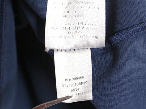 20年製 パタゴニア プリント 半袖 Tシャツ レディース L 古着 Patagonia アウトドア P-6 ボックスロゴ オーガニック コットン パステル 紺
