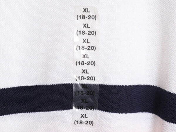 デッドストック ポロ ラルフローレン ボーダー 鹿の子 半袖 ポロシャツ キッズ XL メンズ S M 新品 半袖シャツ ワンポイント マルチカラー