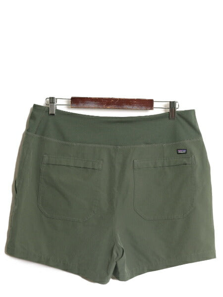 US企画 21年製 パタゴニア ハッピー ハイク ショート パンツ レディース L / Patagonia アウトドア ショーツ 短パン ストレッチ 薄手 無地