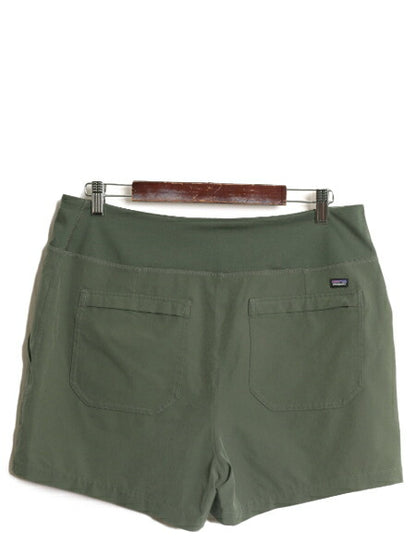 US企画 21年製 パタゴニア ハッピー ハイク ショート パンツ レディース L / Patagonia アウトドア ショーツ 短パン ストレッチ 薄手 無地