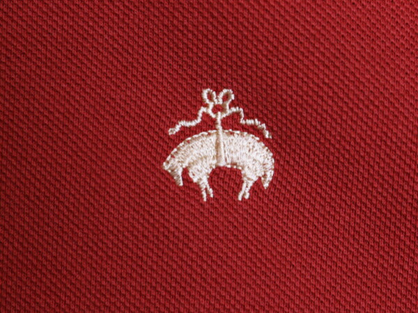 90s USA製 ブルックスブラザーズ 鹿の子 半袖 ポロシャツ メンズ L オールド Brooks Brothers 半袖シャツ ワンポイント ロゴ刺繍 コットン