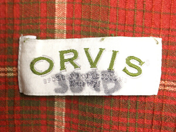 00s オービス チェック 長袖 シャツ メンズ L / 古着 00年代 オールド 旧タグ ORVIS コットン アウトドア マルチカラー ポケット付き 総柄