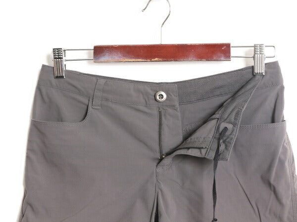 16年製 パタゴニア クアンダリー ショーツ レディース XS 程 / Patagonia アウトドア ショートパンツ ストレッチ ナイロン 短パン 濃灰 灰