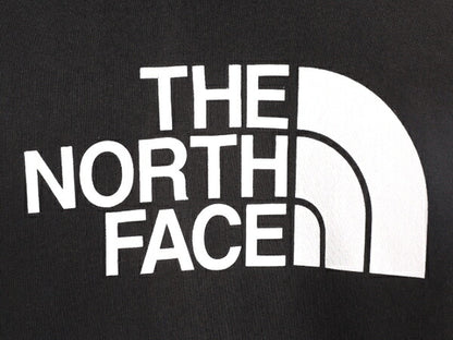 US企画 ノースフェイス プリント スウェット フード パーカー メンズ L 黒 The North Face トレーナー アウトドア プルオーバー モノトーン