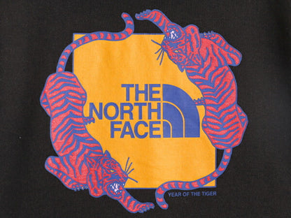 US企画 ノースフェイス 両面 プリント スウェット フード パーカー メンズ S / The North Face アウトドア トレーナー 裏起毛 プルオーバー