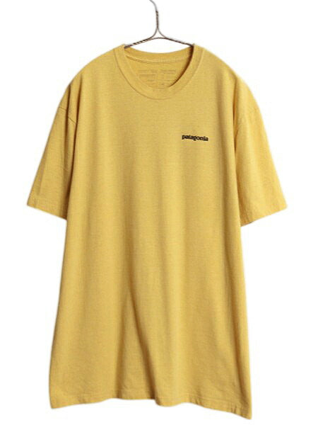 パタゴニア 両面 プリント 半袖 Tシャツ メンズ XL / 古着 19年製 カットソー P6 バックプリント ボックスロゴ クルーネック 大きいサイズ