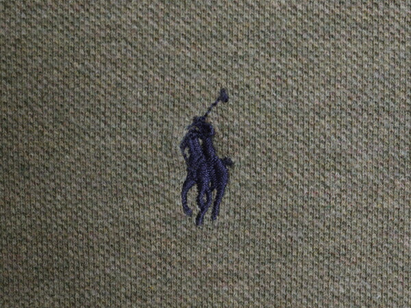 90s ポロ ラルフローレン 鹿の子 半袖 ポロシャツ メンズ XL オールド 半袖シャツ コットン トップス ワンポイント シンプル 大きいサイズ