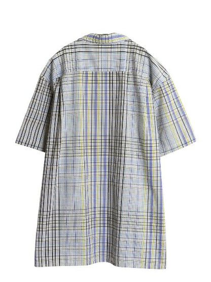 パタゴニア チェック 半袖 シャツ メンズ XXL 古着 アウトドア オーガニック コットン シアサッカー 大きいサイズ ボックス ゆったり 企業