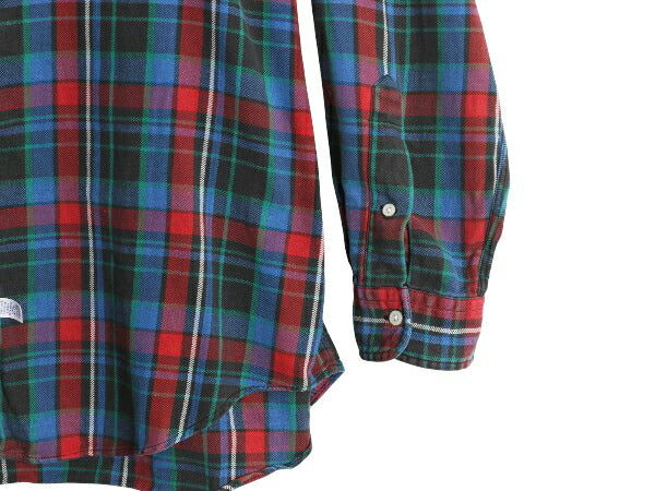 90s ラルフローレン チェック ボタンダウン フランネル シャツ メンズ XL オールド ポロ 長袖シャツ ネルシャツ 大きいサイズ マルチカラー