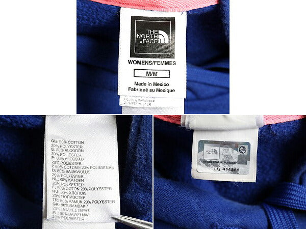 ■ ノースフェイス プリント スウェット フード パーカー レディース M / 古着 The North Face トレーナー プルオーバー 裏起毛 アウトドア