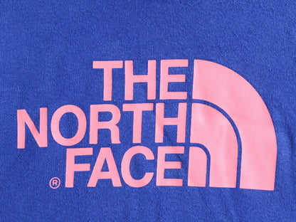 ■ ノースフェイス プリント スウェット フード パーカー レディース M / 古着 The North Face トレーナー プルオーバー 裏起毛 アウトドア