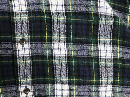 エルエルビーン チェック 長袖 ボタンダウン フランネル シャツ メンズ XL 古着 長袖シャツ ネルシャツ コットン BD ゆったり 大きいサイズ