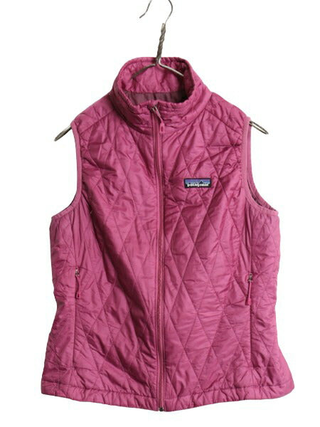 12年製 パタゴニア ナノ パフ ベスト レディース S / Patagonia 中綿 ナイロン キルティング フルジップ アウトドア パッカブル パープル