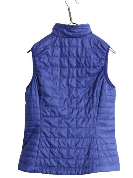 14年製 パタゴニア ナノ パフ ベスト レディース S / Patagonia 中綿 ナイロン キルティング フルジップ アウトドア パッカブル 重ね着 青