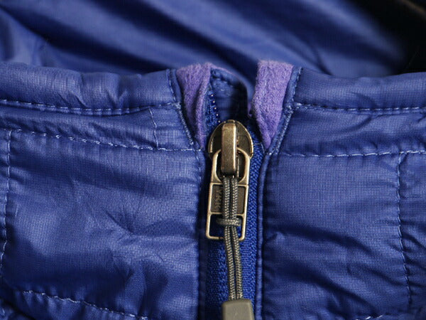 14年製 パタゴニア ナノ パフ ベスト レディース S / Patagonia 中綿 ナイロン キルティング フルジップ アウトドア パッカブル 重ね着 青
