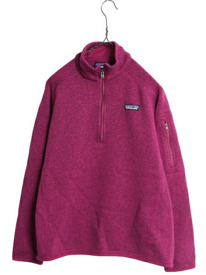 17年製 パタゴニア ベターセーター ハーフジップ レディース M / 古着 Patagonia アウトドア フリース ジャケット プルオーバー ジャンパー