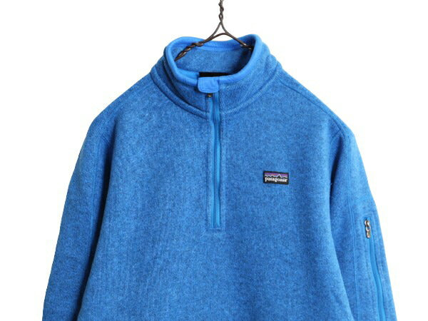 11年製 パタゴニア ベターセーター ハーフジップ レディース M 程 Patagonia アウトドア フリース ジャケット プルオーバー ジャンパー 青